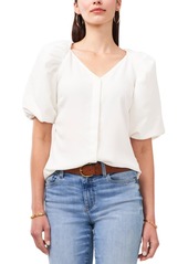 Vince Camuto V-Neck Puff-Sleeve Blouse