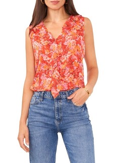 Vince Camuto Watercolor Print Sleeveless Top