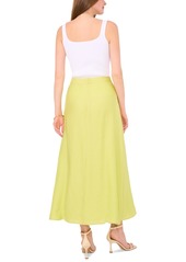 Vince Camuto Women's A-Line Maxi Skirt - Island Lime