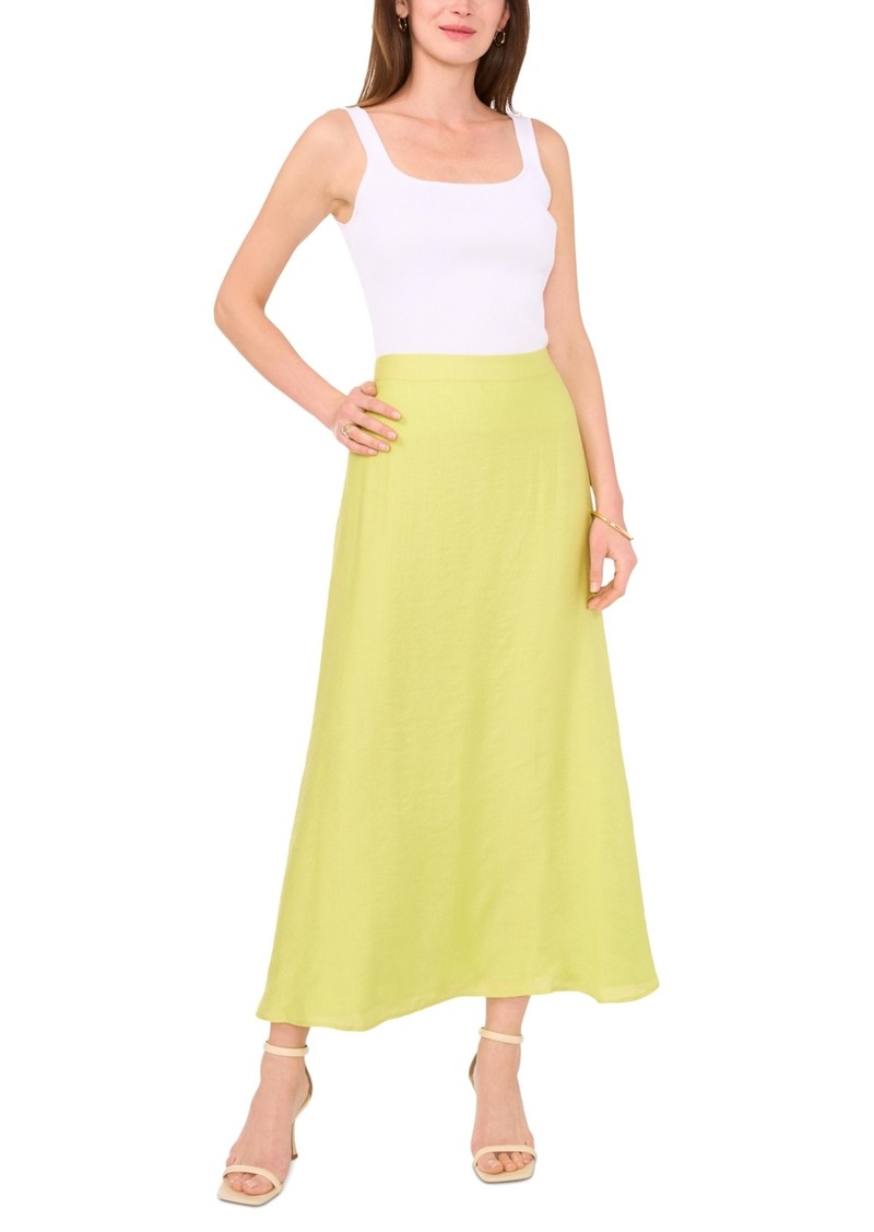 Vince Camuto Women's A-Line Maxi Skirt - Island Lime