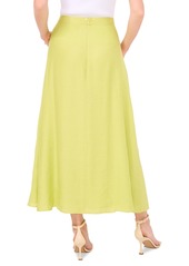 Vince Camuto Women's A-Line Maxi Skirt - Island Lime