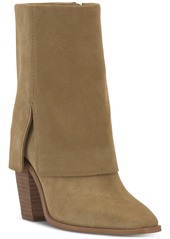 Vince Camuto Women's Alolison Cuffed Ankle Booties - New Tortilla Verona Suede