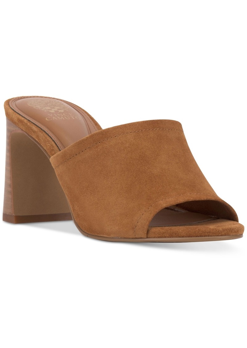 Vince Camuto Women's Alyysa Slip-On Dress Sandals - Golden Walnut Suede