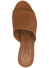 Vince Camuto Women's Alyysa Slip-On Dress Sandals - Golden Walnut Suede