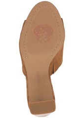 Vince Camuto Women's Alyysa Slip-On Dress Sandals - Golden Walnut Suede