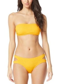 Vince Camuto Womens Bandeau Bikini Top Cutout Bikini Bottoms