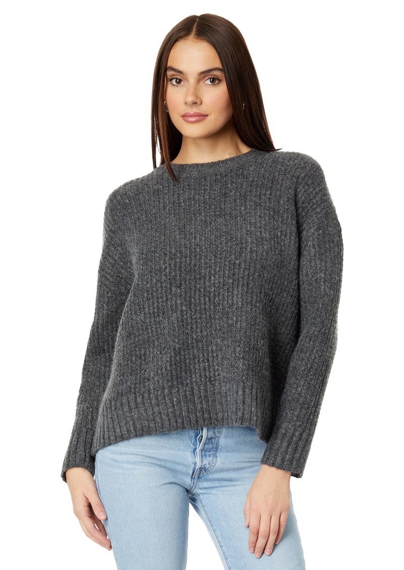 Vince Camuto Women's Crew Neck with Waffle Stretch