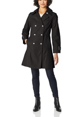 Vince Camuto Women's Double-Breasted Trench Coat Rain Jacket