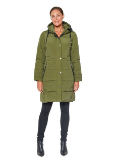 Vince Camuto womens Down Hooded Duffle Jacket Parka   US