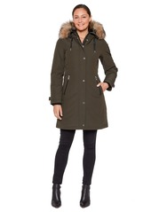 Vince Camuto womens Down Hooded Duffle Coat Parka   US
