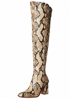 Vince Camuto Women's Footwear Women's DREVERI LACE UP Ankle Boot Over-The-Knee SHORTBREAD