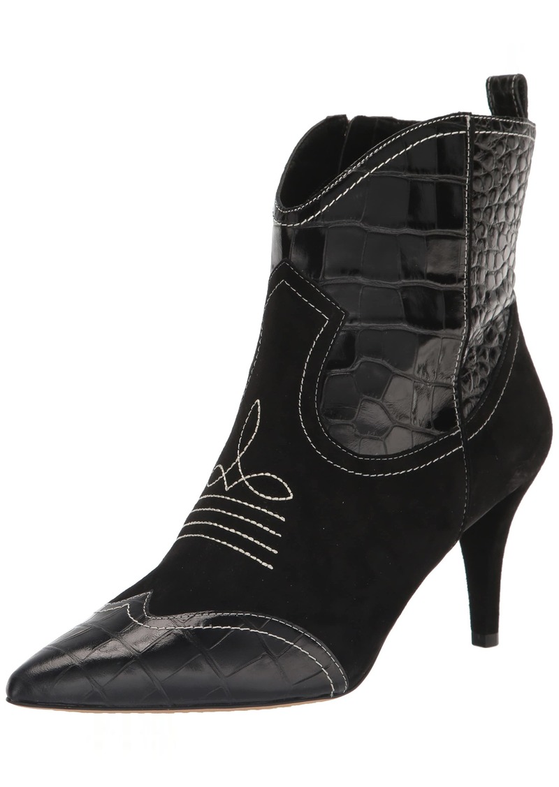 Vince Camuto Women's Footwear Women's Saiovell Stiletto Heel Western Bootie Ankle Boot