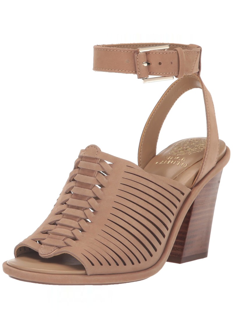 Vince Camuto Women's Frenela Stacked Heel Sandal Heeled