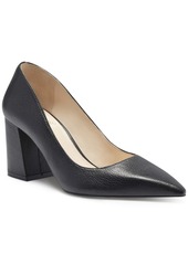 Vince Camuto Women's Frittam Pointed-Toe Block-Heel Pumps Women's Shoes