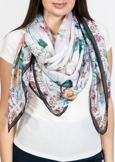 Vince Camuto Women's Lily Floral Square Scarf - White Multi