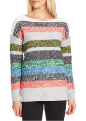 Vince Camuto Women's Long Sleeve Colorblock Boatneck Sweater  Extra Large