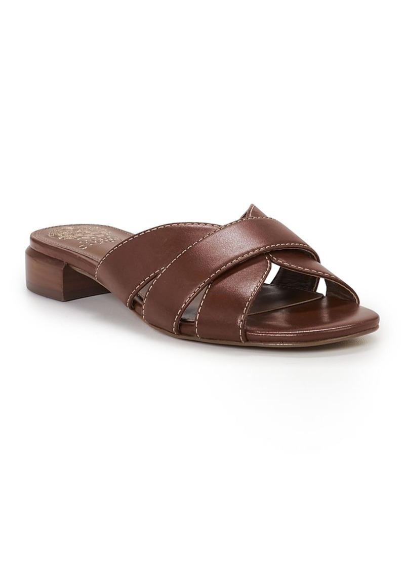 Vince Camuto Women's Maydree Leather Slide Sandals