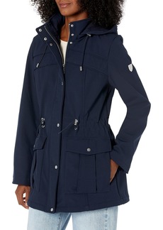 Vince Camuto Women's Midweight Rain-Resistant Zip Front Jacket