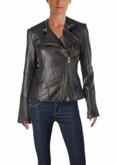 Vince Camuto Women's Moto Leather Jacket
