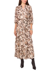 Vince Camuto Women's Paisley-Print Maxi Dress - Cafe Sky