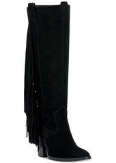 Vince Camuto Women's Pelia Fringe Boots - Black