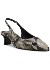 Vince Camuto Women's Pilar Slingback Kitten-Heel Pumps - Black