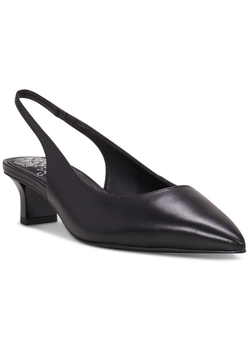 Vince Camuto Women's Pilar Slingback Kitten-Heel Pumps - Black