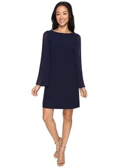 Vince Camuto Women's Pleated Sleeve Shift Dress