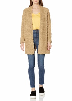 Vince Camuto Women's Poodle Yarn Open Front Cardigan
