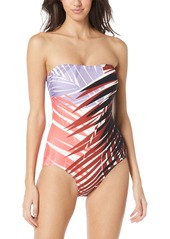 Vince Camuto Women's Printed Bandaeu One-Piece Swimsuit - Multi