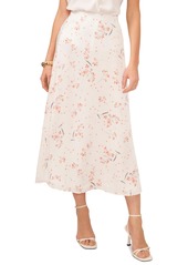 Vince Camuto Women's Pull-On Floral Print Maxi Skirt - New Ivory