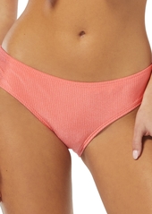 Vince Camuto Women's Ribbed Cheeky Bikini Bottom - Green
