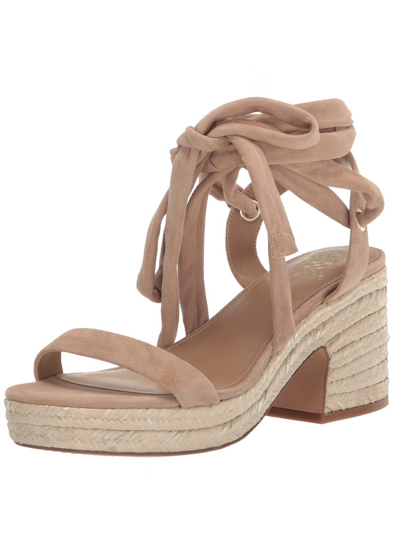 Vince Camuto Women's Roreka Lace Up Espadrille Sandal Wedge