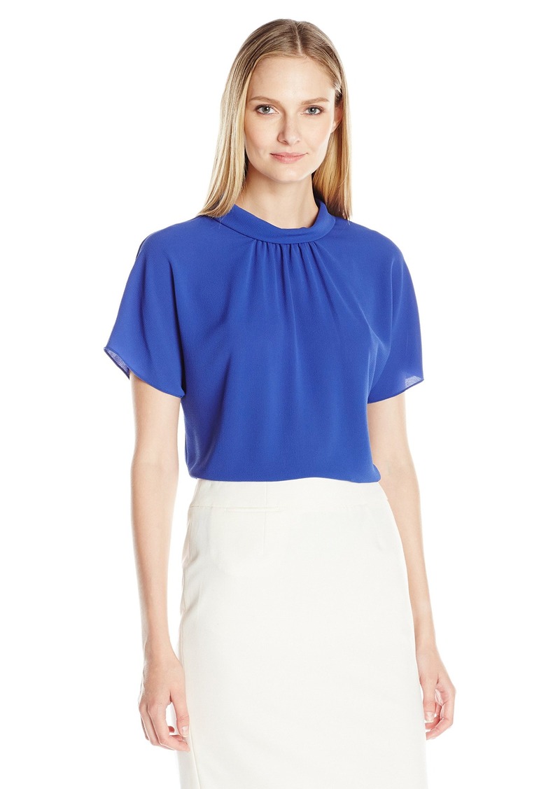 Download Vince Camuto VINCE CAMUTO Women's Short Sleeve Shirred ...