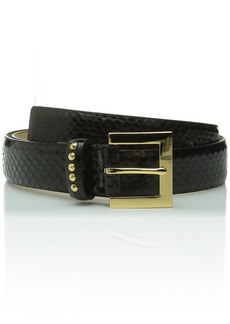 Vince Camuto Women's Snake Panel Belt with Studs