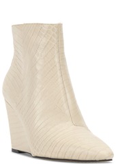 Vince Camuto Women's Teeray Pointed-Toe Wedge Booties - New Tortilla Suede