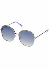 VINCE CAMUTO Women's VC881 Rounded Square UV Protective Metal Sunglasses | Wear Year-Round | Luxe Gifts for Women