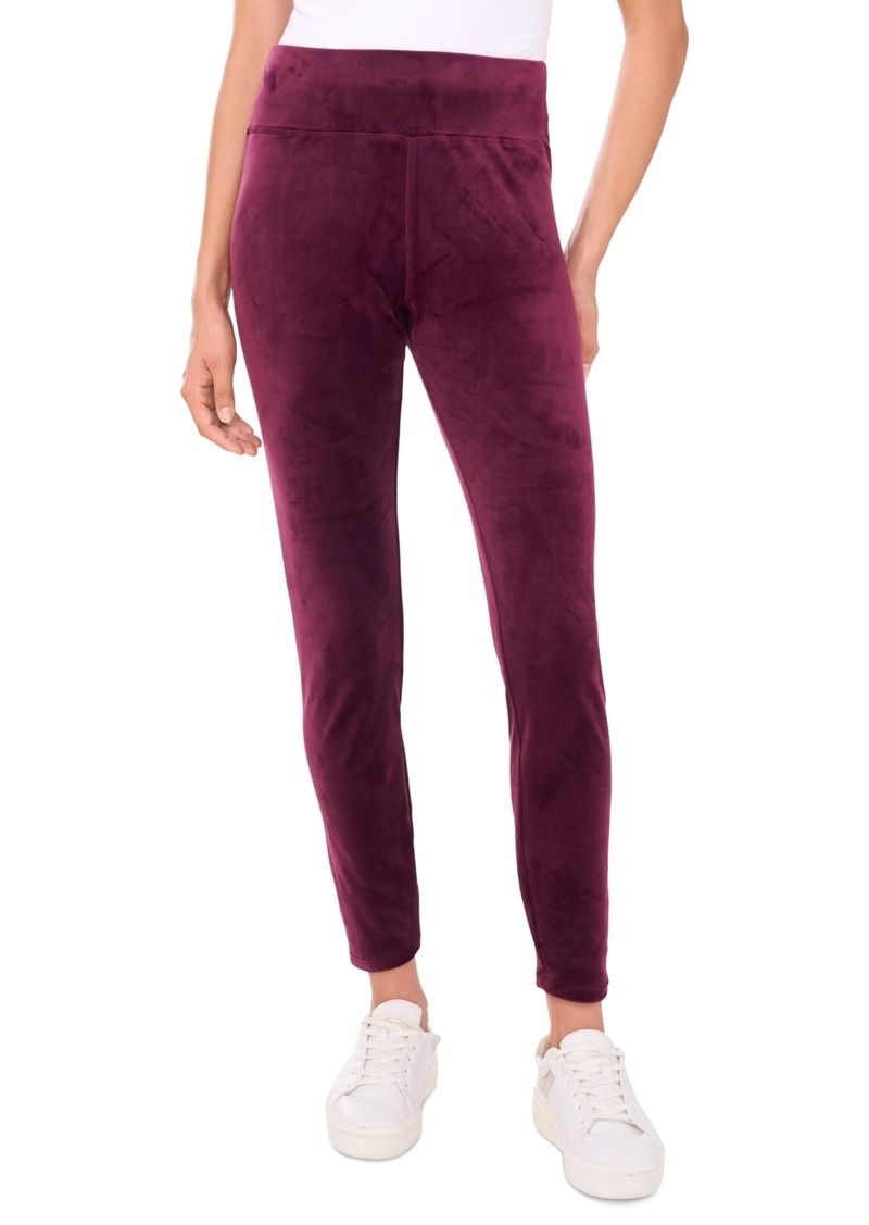 Vince Camuto Women's Velour Leggings - Plum Noir