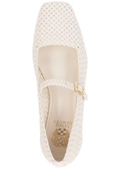 Vince Camuto Women's Vinley Woven Mary Jane Flats - Coconut Cream