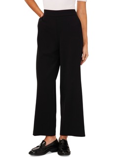 Vince Camuto Women's Wide Leg Pull-On Pants - Rich Black