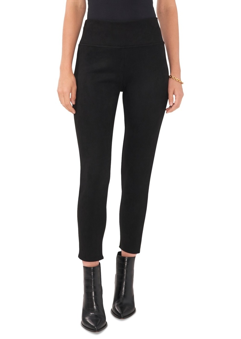 Vince Camuto Women's Wide-Waistband Pull-On Leggings - Rich Black