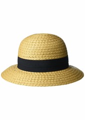 Vince Camuto Women's Woven Paper Straw Cloche hat
