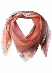 Vince Camuto Women's Woven Printed Silk Scarf orchid
