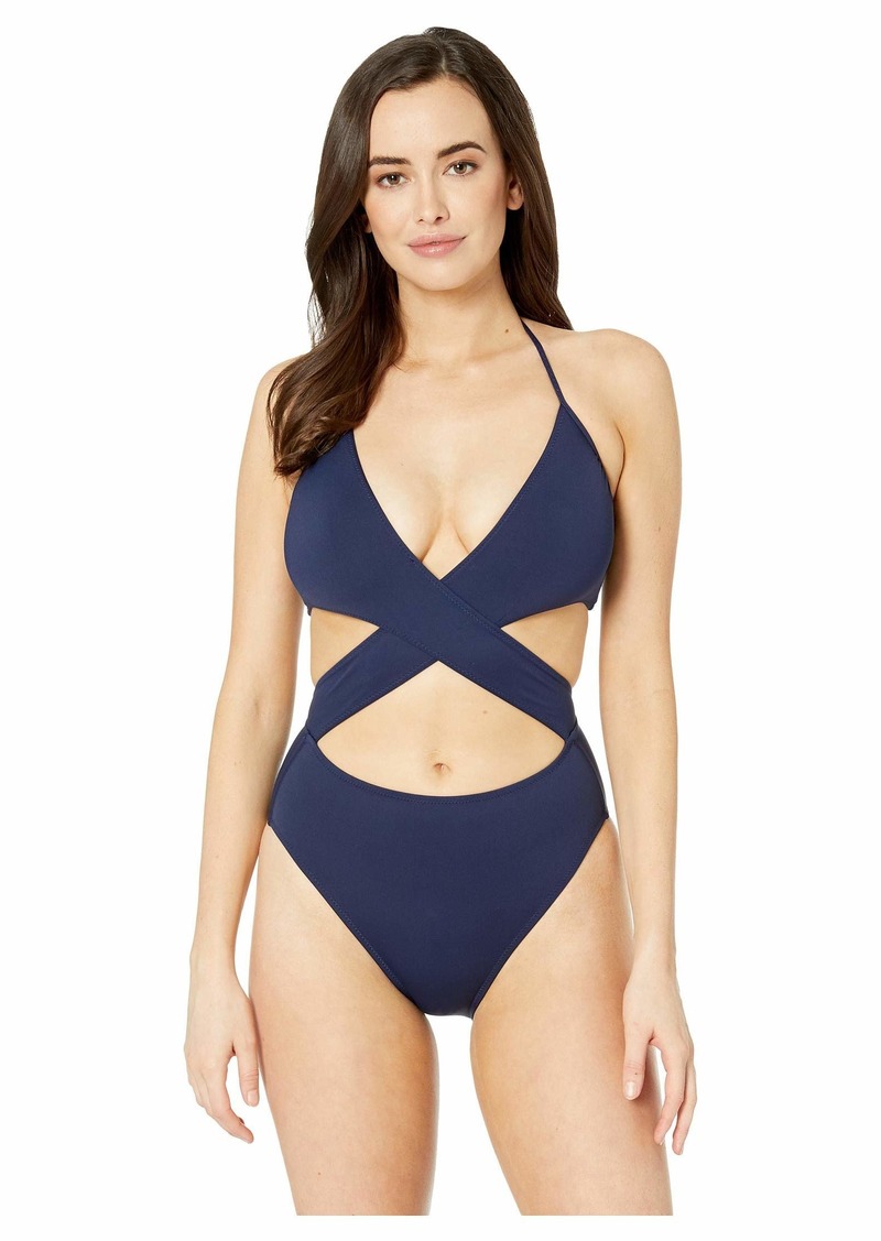 wrap one piece swimsuit