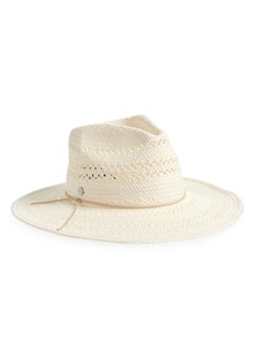 Vince Camuto Woven Panama Hat in Bone at Nordstrom Rack