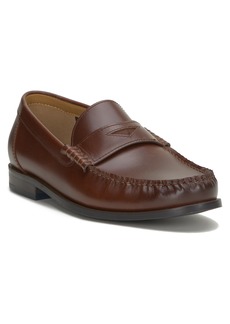 Vince Camuto Wynston Penny Loafer in Leather Brown at Nordstrom Rack