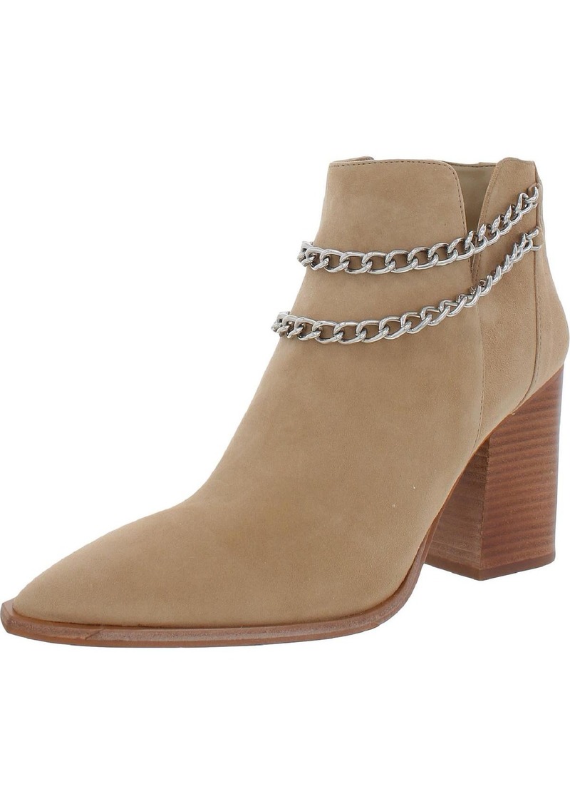 Vince Camuto Womens Chain Ankle Boots