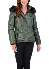 Vince Camuto Womens Down Cold Weather Puffer Jacket