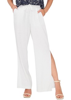 Vince Camuto Womens High Rise Solid Wide Leg Pants