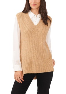 Vince Camuto Womens Knit V-Neck Sweater Vest